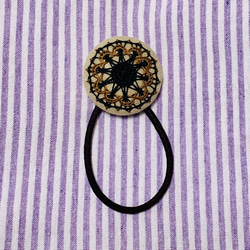 ★リクエスト注文ページ★刺繍 ブローチ、ヘアゴム 受注制作】カラフルな花火刺繍ブローチor刺繍ヘアゴム ブローチ かな