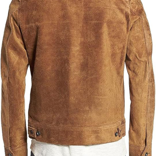 Suede Leather Jacket with Shirt Collar シャツカラーのスエードレザージャケット Suede Leather Jacket with Shirt Collar シャツカラーのスエード