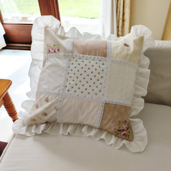 ホワイトコットン♪両フリルのカフェカーテン 114cm×39cm カーテン