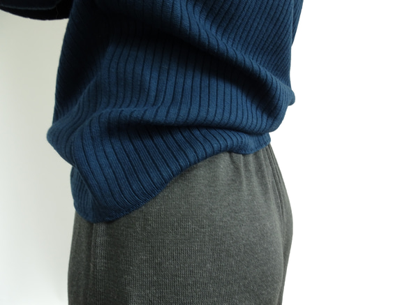 日本製 防起毛球針織寬褲 <2025秋冬款> 第4張的照片