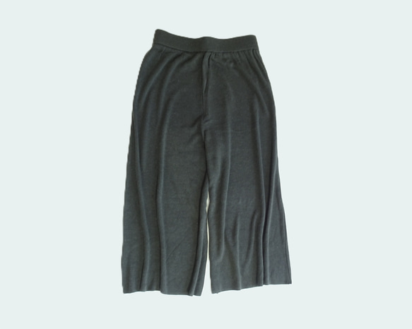 日本製 防起毛球針織寬褲 <2025秋冬款> 第8張的照片