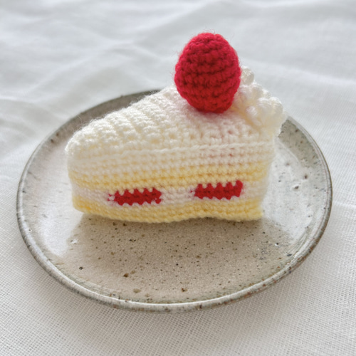 k*u様 ショートケーキさんの編みぐるみ❁⃘*.゜ k*u様 ショートケーキさんの編みぐるみ❁⃘*.゜