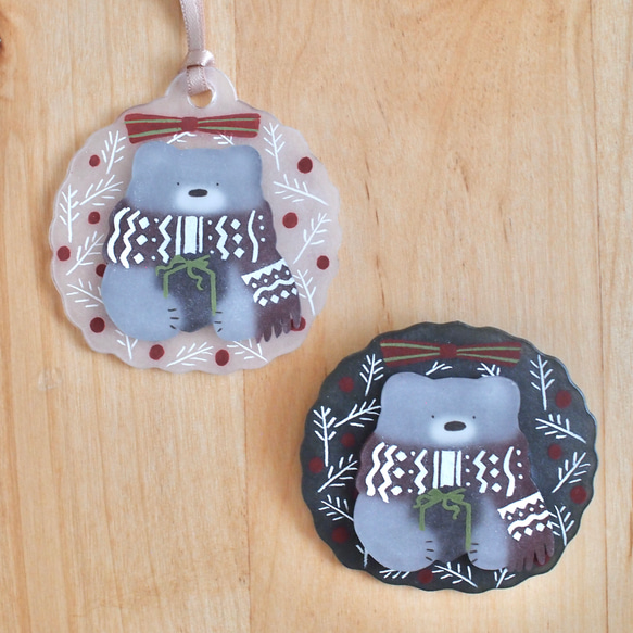 特集掲載◆ｸﾘｽﾏｽﾌﾞﾛｰﾁ◆クマさんからのプレゼント 8枚目の画像