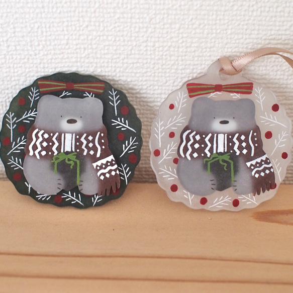 特集掲載◆ｸﾘｽﾏｽﾌﾞﾛｰﾁ◆クマさんからのプレゼント 13枚目の画像