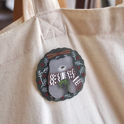 特集掲載◆ｸﾘｽﾏｽﾌﾞﾛｰﾁ◆クマさんからのプレゼント 10枚目の画像