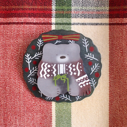 特集掲載◆ｸﾘｽﾏｽﾌﾞﾛｰﾁ◆クマさんからのプレゼント 11枚目の画像