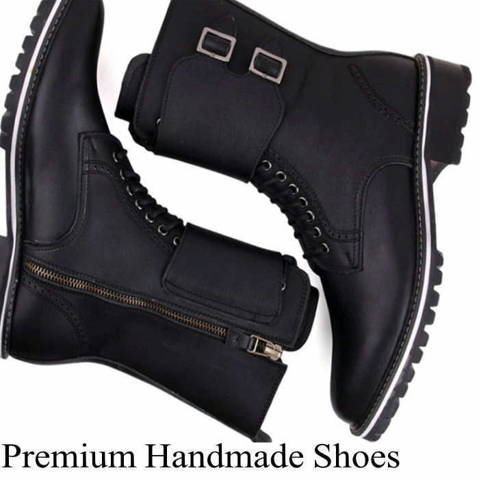 レザーブーツ レースアップレザーブーツ ハンドメイド ブーツ  レザーブーツ 本革ブーツ