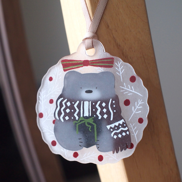 ｸﾘｽﾏｽｵｰﾅﾒﾝﾄ◆クマさんからのプレゼント 5枚目の画像