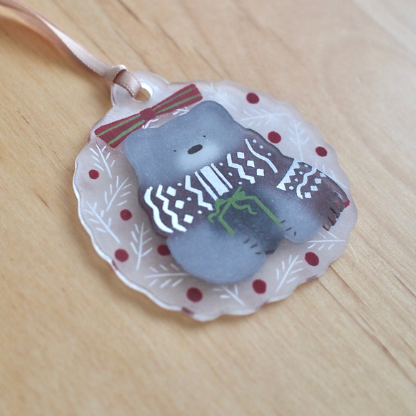 ｸﾘｽﾏｽｵｰﾅﾒﾝﾄ◆クマさんからのプレゼント 3枚目の画像