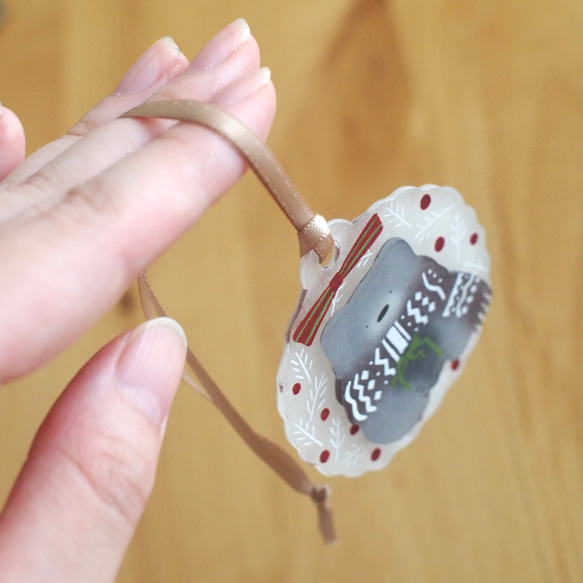 ｸﾘｽﾏｽｵｰﾅﾒﾝﾄ◆クマさんからのプレゼント 14枚目の画像