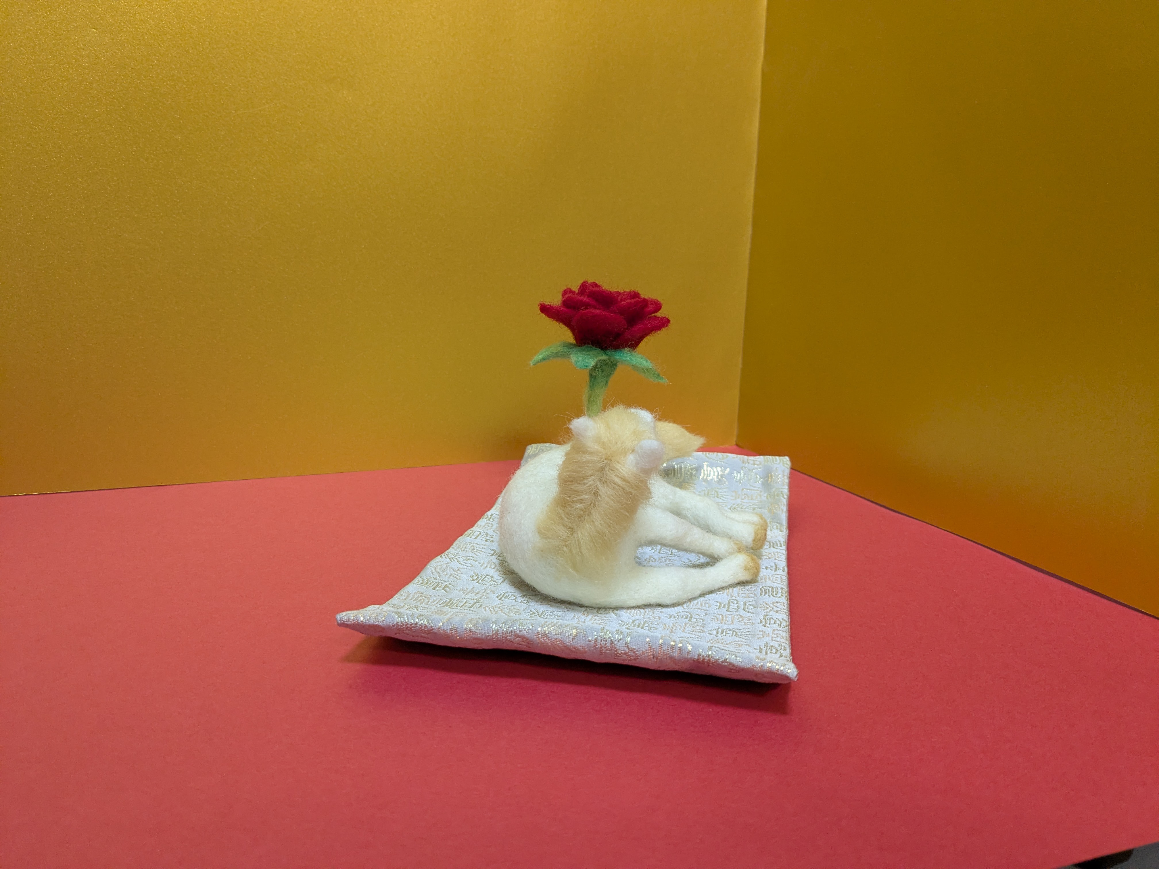 ２０２６年干支（馬）：丙午（ひのえうま）　羊毛フェルト