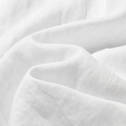 洗練された印象を叶える　大人のきれいめシャツブラウス  長袖ブラウス　リネン100％　ホワイト　250920-1 11枚目の画像