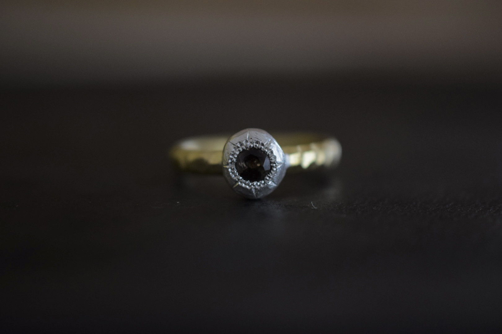 amulet ring(スモーキークォーツ)