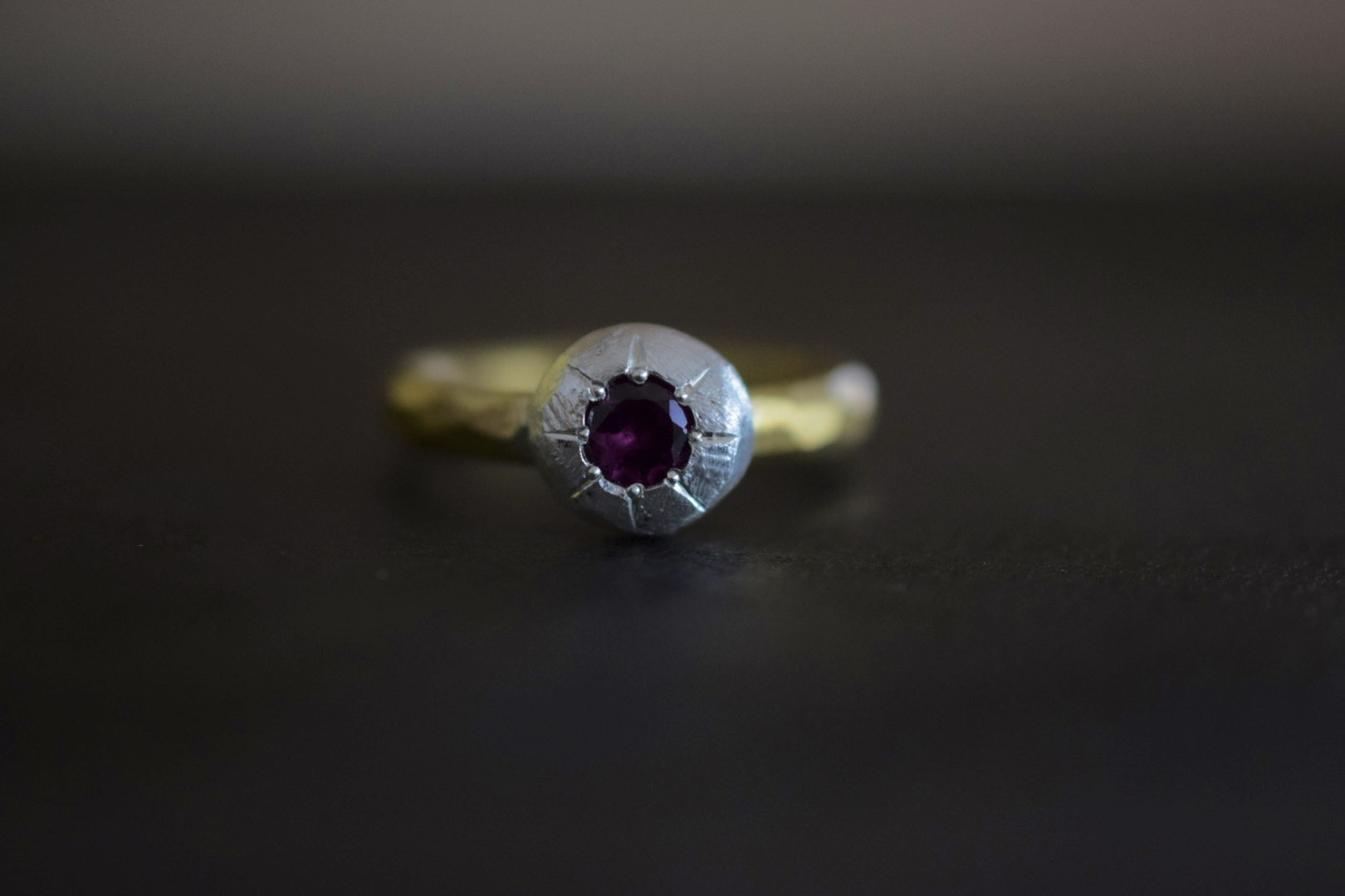 amulet ring(ロードライトガーネット)