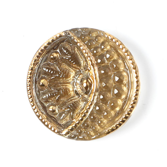 月（ムーン）ガラスカボション 1.8cm 1枚目の画像