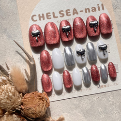 カフェモカニュアンスネイル ネイルチップ（つけ爪） CHELSEA-nail