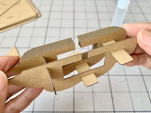 【工作キット】たなびく段々雲（壁掛け） 9枚目の画像