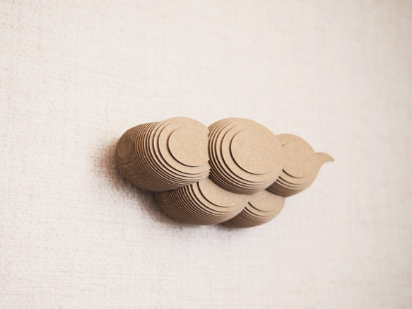 【工作キット】たなびく段々雲（壁掛け） 6枚目の画像