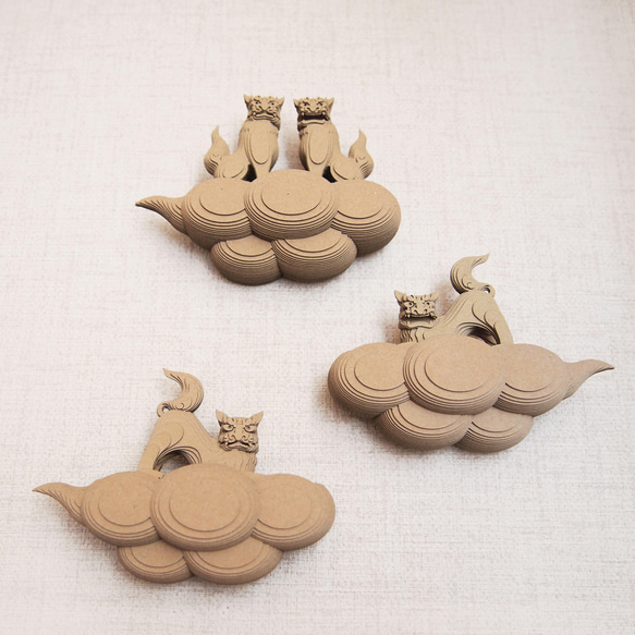 【工作キット】たなびく段々雲（壁掛け） 4枚目の画像