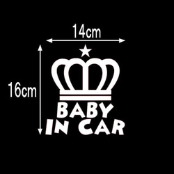 ベイビーインカー　カッティングステッカー 1枚目の画像