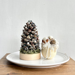 白と水色♫ スターチスのナチュラルスワッグ ドライフラワー 花遊び