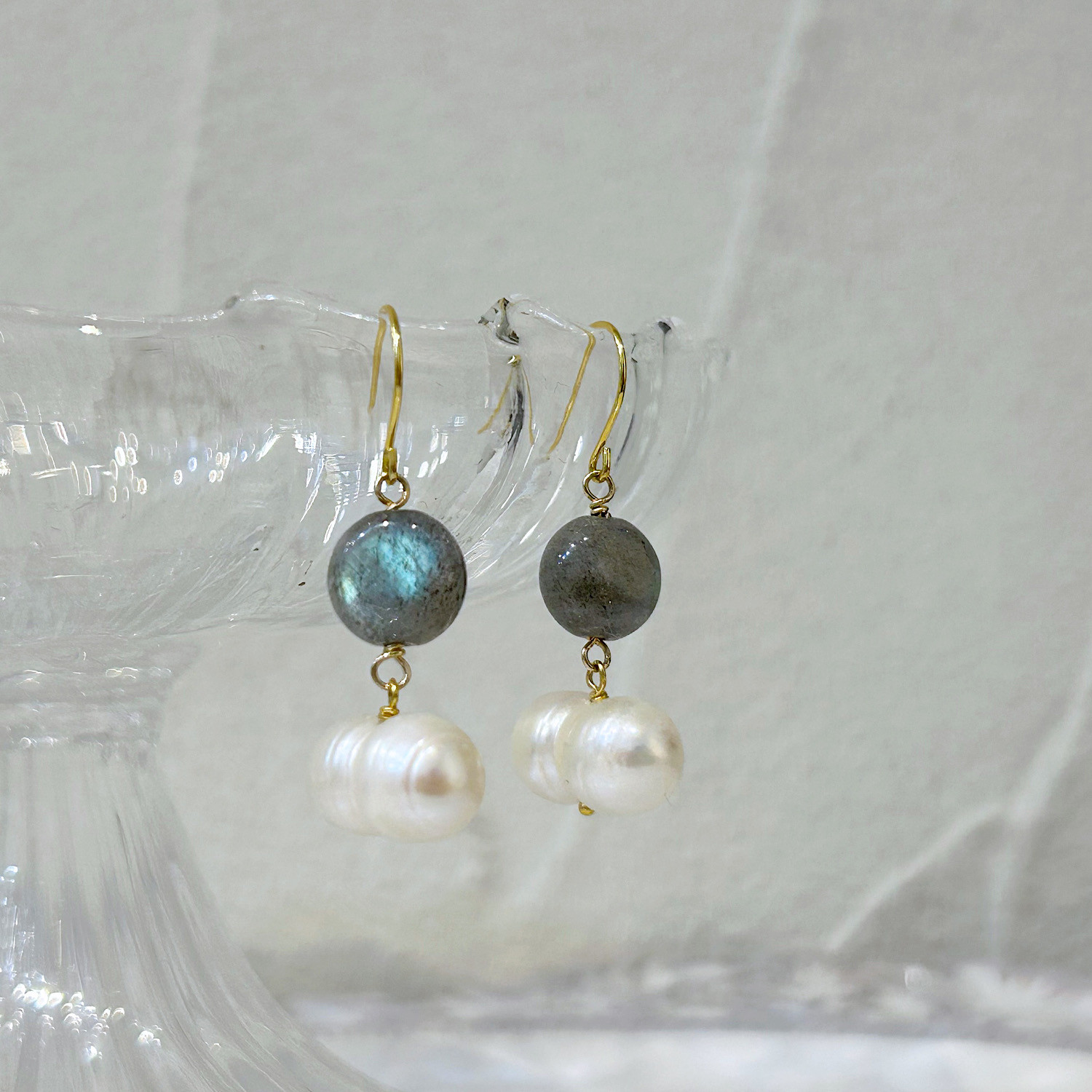 ふたご淡水パール K14GF【AP032】(金具変更可)