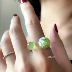 ブラックオパール シルバーリング アール・デコ フィリグリースタイル