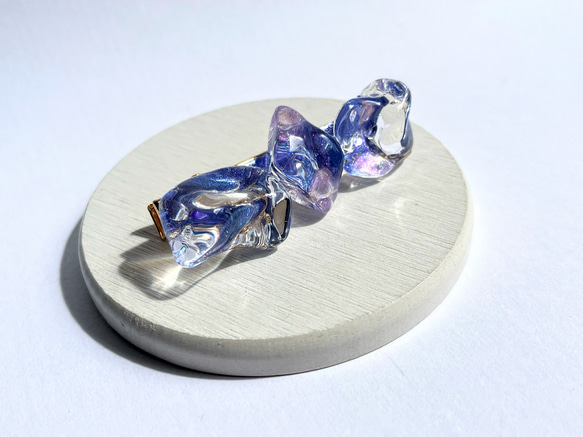 スターダスト・グリモアのヘアクリップ☆ / レジン / 水面 / 海 / 宇宙 6枚目の画像