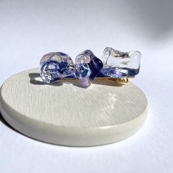 スターダスト・グリモアのヘアクリップ☆ / レジン / 水面 / 海 / 宇宙 7枚目の画像