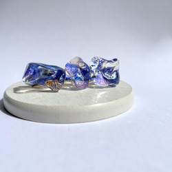 スターダスト・グリモアのヘアクリップ☆ / レジン / 水面 / 海 / 宇宙 2枚目の画像