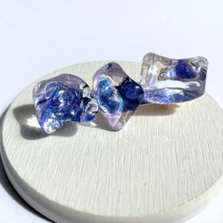 スターダスト・グリモアのヘアクリップ☆ / レジン / 水面 / 海 / 宇宙 3枚目の画像