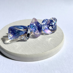 スターダスト・グリモアのヘアクリップ☆ / レジン / 水面 / 海 / 宇宙 5枚目の画像