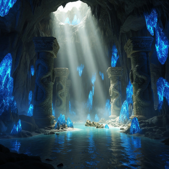 タイド・スピリットのヘアクリップ☆ / レジン / 水面 / 海 / 宇宙 2枚目の画像