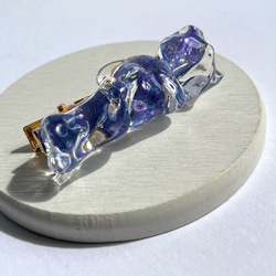 タイド・スピリットのヘアクリップ☆ / レジン / 水面 / 海 / 宇宙 4枚目の画像