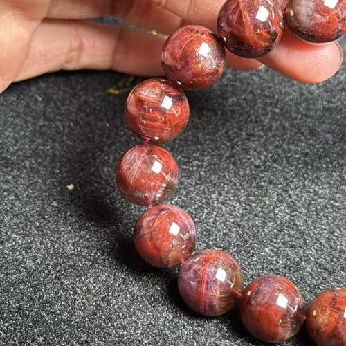 天然無処理 オーラライト23 ブレスレット 14mm ブレスレット 天然石屋