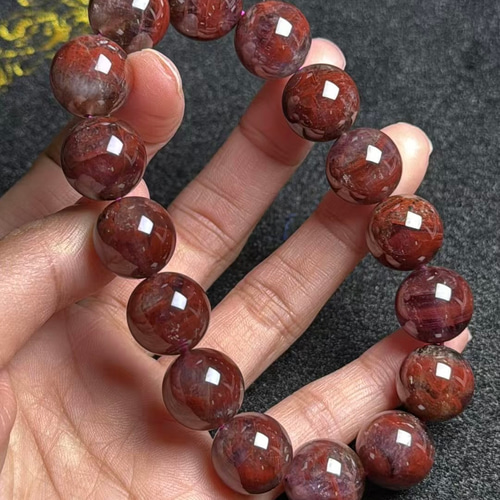 天然無処理 オーラライト23 ブレスレット 14mm ブレスレット 天然石屋