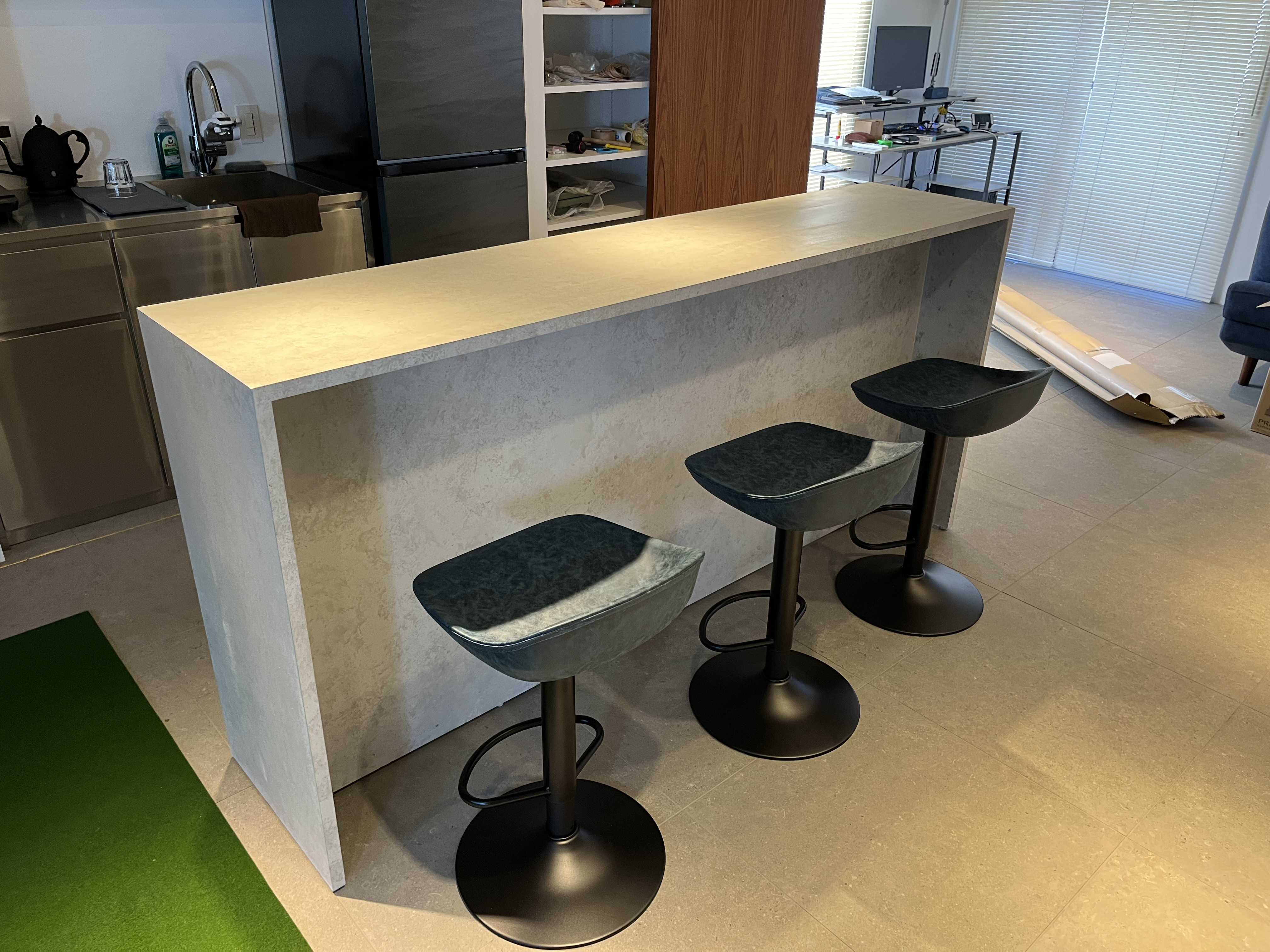 バーカウンター　受付カウンター　キッチンカウンター　アイランドカウンター