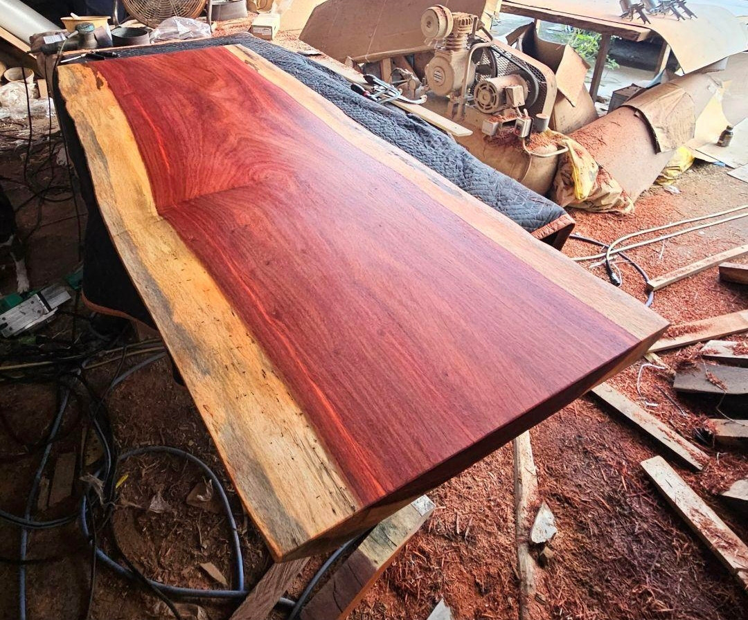 パドック　一枚板　ダイニング　テーブル　一枚板　リビング　パープルハート　座卓 パドック 一枚板 ダイニング テーブル 一枚板 リビング パープルハート