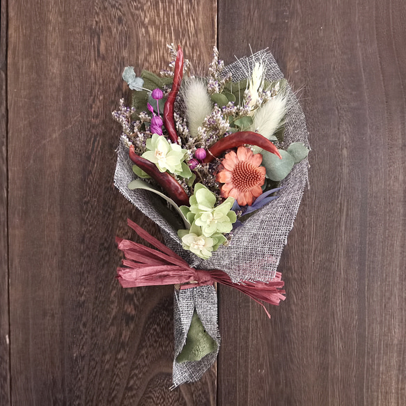 ハロウィンブーケ　魔女のかまど 8枚目の画像