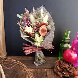 ハロウィンブーケ　魔女のかまど 4枚目の画像