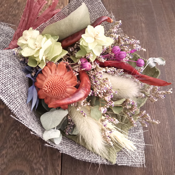 ハロウィンブーケ　魔女のかまど 10枚目の画像