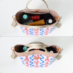 お出かけを最高に楽しく☆おちゃめなロブスターの2wayバッグ☆イタリア革で上品に 18枚目の画像