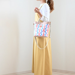 お出かけを最高に楽しく☆おちゃめなロブスターの2wayバッグ☆イタリア革で上品に 2枚目の画像