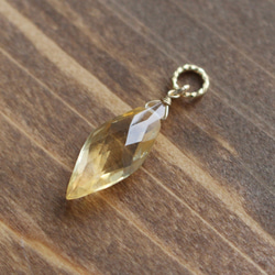 【天然石シトリン】多面カットペンダントトップ 匿名配送！ 楽天市場】【ペンダントトップ】シトリンハンドメイド多面カット