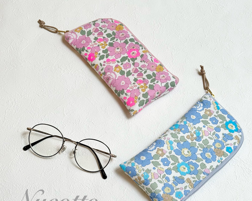 メガネケース【LIBERTY FABRICS リバティベッツィ ネオンカラー】眼鏡