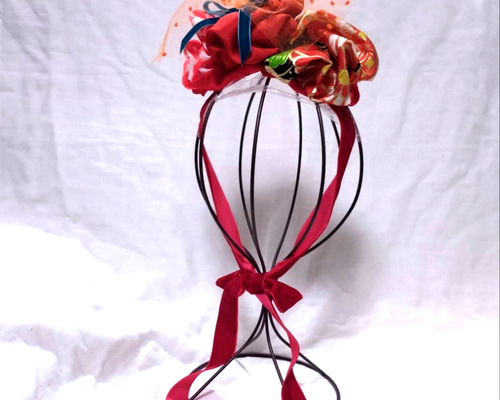 9291】七五三☆顎紐リボン別途☆ひな祭り・成人式・髪飾り