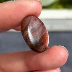 レア サンストーン ピンキッシュパープル イリデッセンス ルース 天然石 4枚目の画像