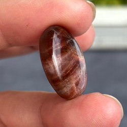 レア サンストーン ピンキッシュパープル イリデッセンス ルース 天然石 8枚目の画像