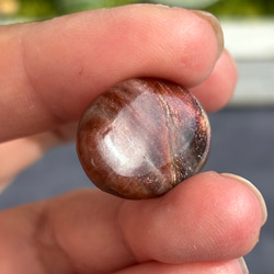 レア サンストーン ピンキッシュパープル イリデッセンス ルース 天然石 10枚目の画像