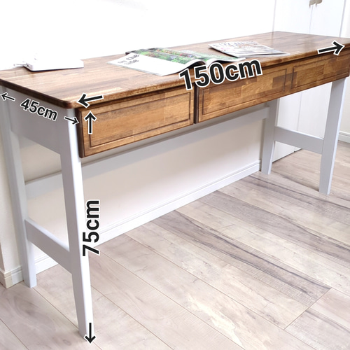 電子ピアノ キーボードが 収納可能な学習机 机・デスク OC Handmade